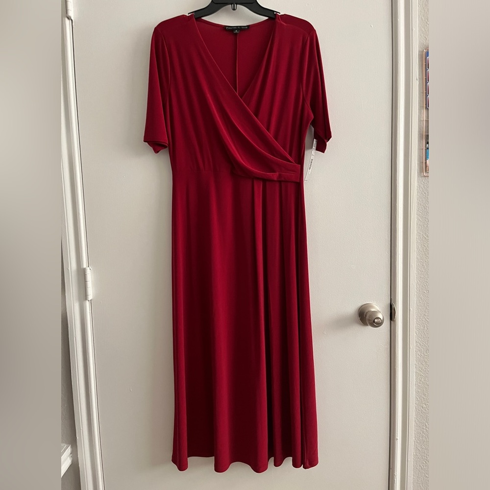 Preston and York Women’s Size Medium Red Dress